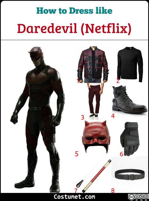 Daredevil Costume for Cosplay & Halloween 2023 | Daredevil costume ...