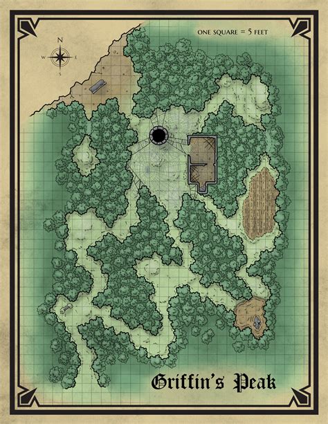 A map I've created for my dnd group. This dungeon, or in this case ...