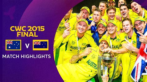 Cricket World Cup 2015 Final: Australia v New Zealand | Match ...