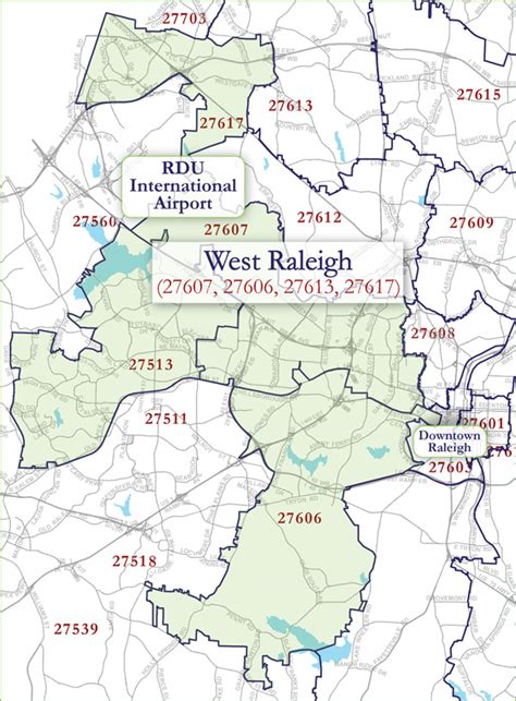 Raleigh Zip Code Map – Map Of The World