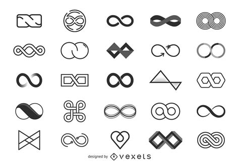 Infinity Logo Template Collection Vector Download