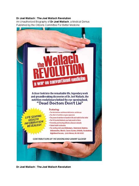 Ebook DR Joel Wallach: The Joel Wallach Revolution - The Wallach ...