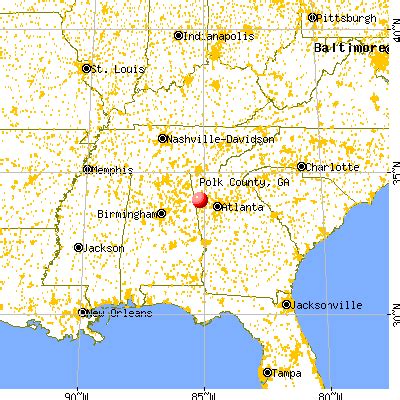 Polk County, Georgia detailed profile - houses, real estate, cost of ...