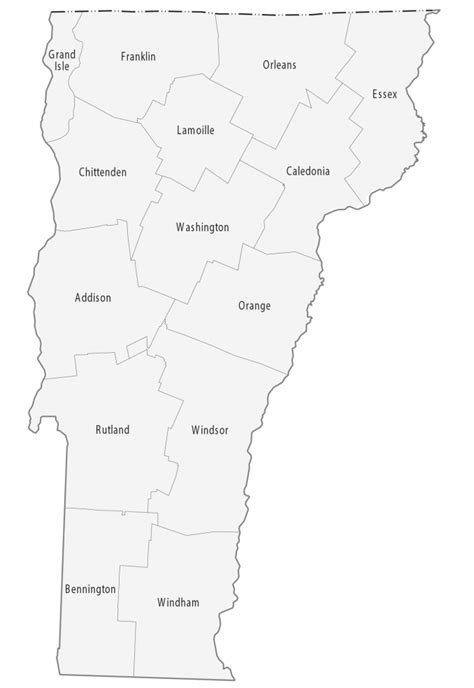 Vermont County Map - GIS Geography