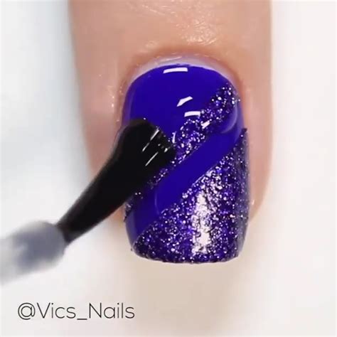 Simple glitter nail design tutorial – Artofit