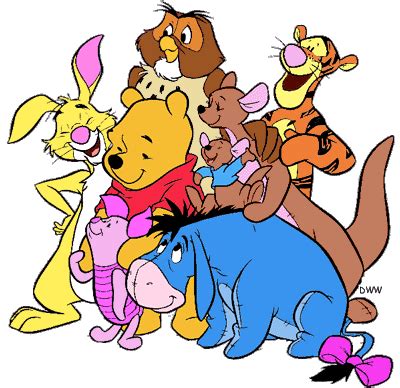 Winnie The Pooh And Friends Clipart