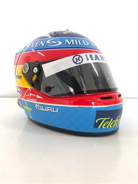 2004 Fernando Alonso race used Helmet -SOLD- – Formula 1 Memorabilia