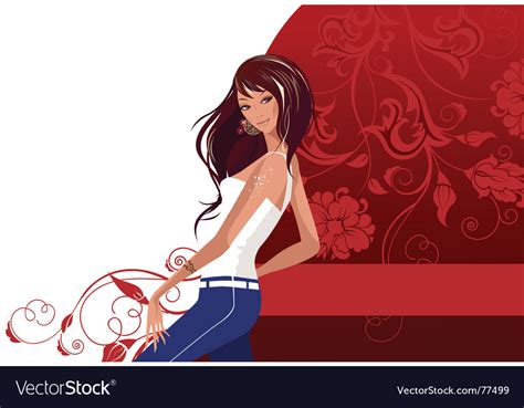 Women on background Royalty Free Vector Image - VectorStock