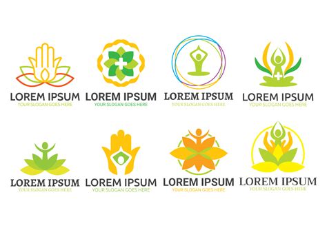 Healing logo vector set 179610 Vector Art at Vecteezy