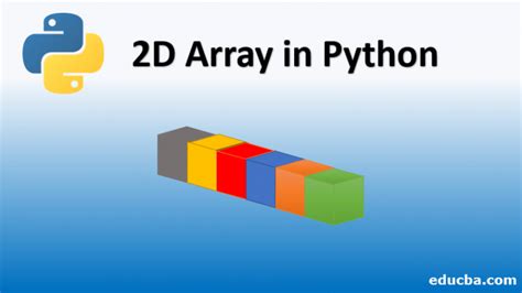 2D Arrays In Python | Different operations in 2D arrays with Sample Code