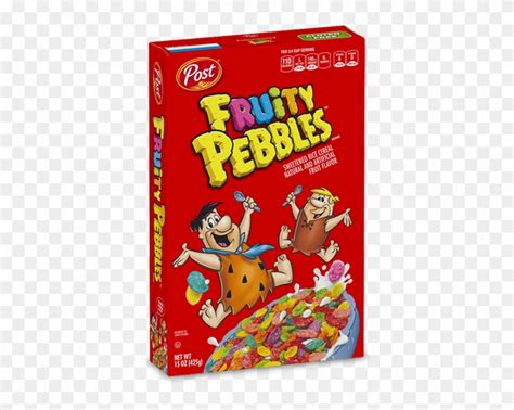 Fruity Pebbles Box - Fruity Pebbles Cereal Box, HD Png Download ...