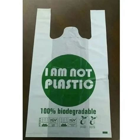 W Cut Biodegradable Carry Bags, Size (in inches): 19x21,32x42, Holding Capacity: 5 Kg at Rs 300 ...