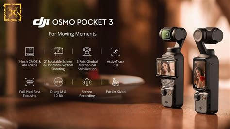 DJI Pocket 3 release on October 25th, specs confirmed