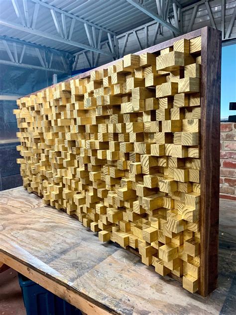 Gold Wooden Sound Diffuser Acoustic Panel Soundproofing - Etsy | Arte ...