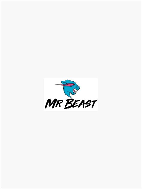 "Mr Beast Logo" Sticker for Sale by TShirts4Life | Redbubble