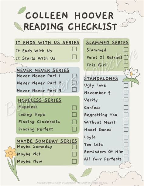 Updated List Of Colleen Hoover Books In Order (& Checklist), 58% OFF