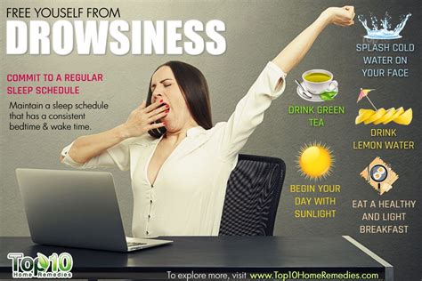 How to Fight Drowsiness | Top 10 Home Remedies