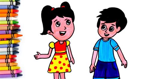 Gattu Chinki, गट्टू चिंकी Ki Masti, Drawing, Coloring, Painting For Kids & Toddlers, Lets Draw ...