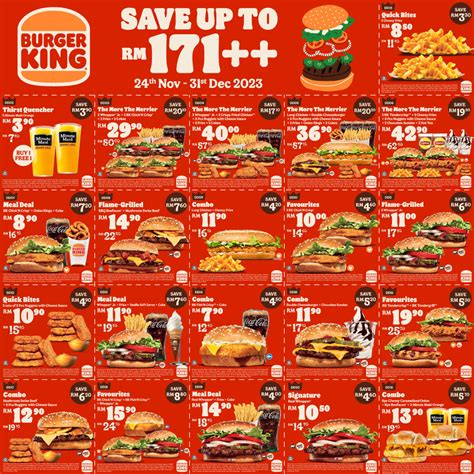 Burger King Menu Malaysia & Latest Prices 2024