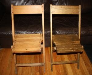 Vintage Wood Folding Chairs | Picked Vintage