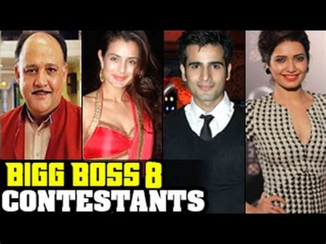 Bigg Boss 8 CONTESTANTS REVEALED | Must Watch - YouTube