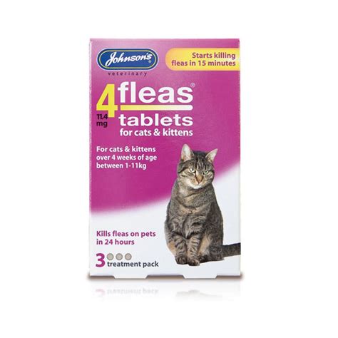 4fleas Tablets for Cats & Kittens 3 Tablets