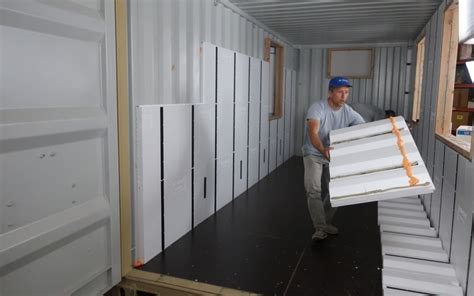 Container Exterior Insulation - InSoFast | Container house design, Container house, Shipping ...