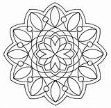 Kids n funcom  Coloring Page Mandala sketch template