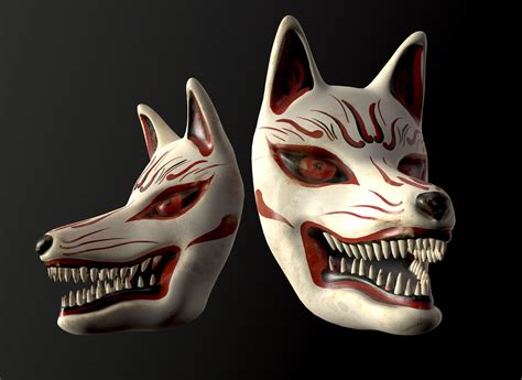 Kitsune Mask | CGTrader