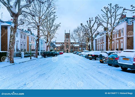 Winter Street, London - England Editorial Photography - Image of church, high: 46196877