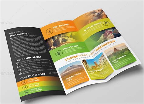 40+ Best Travel and Tourist Brochure Design Templates 2019 - Designmaz