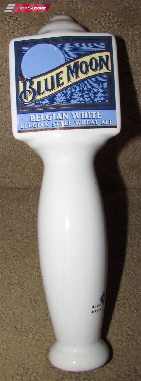 Blue Moon Ceramic Belgian White Wheat Ale Beer Tap Handle 10 Inches – RonSusser.com