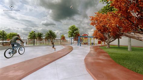 park and children playground design on Behance