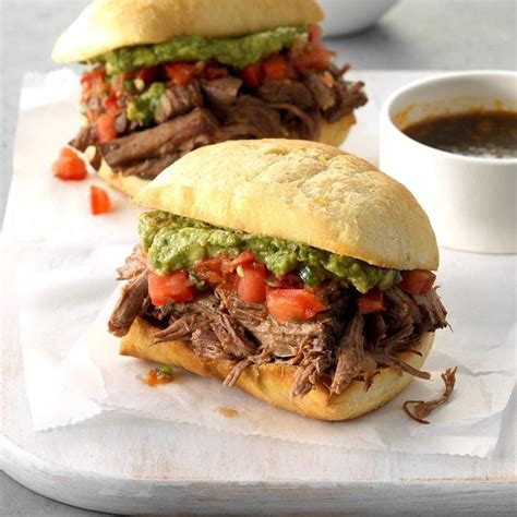 Machaca Beef Dip Sandwiches Recipe: How to Make It