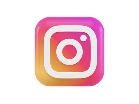 the instagram logo is shown in pink and orange colors, with an ...