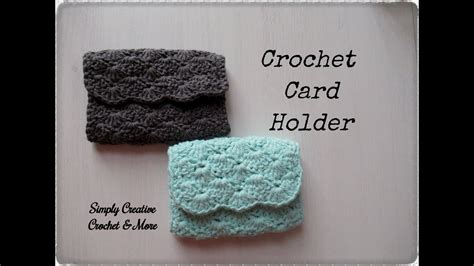 Crochet Card Holder - YouTube