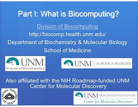 Cyberinfrastructure Day 2010: Applications in Biocomputing