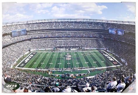 New York Jets Stadium MetLife 22x33 Artissimo | DA Card World