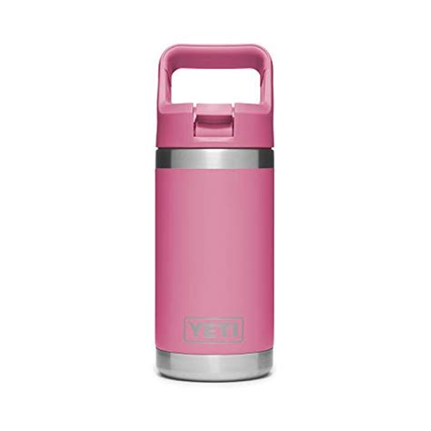 YETI Rambler Jr. 12 oz Kids Bottle, with Straw Cap, Harbor Pink ...