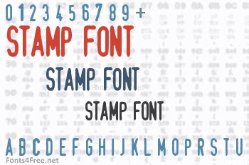 Stamp Font Download - Fonts4Free