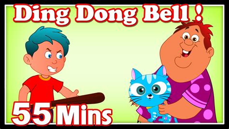 Ding Dong Bell Rhymes | Plus Lots More Kids Nursery Rhymes| 55 Minutes ...