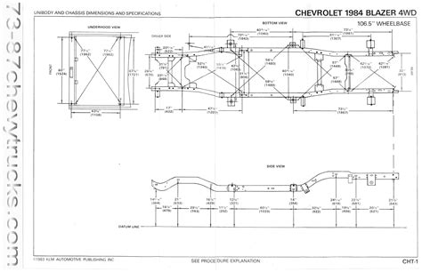 Chevrolet Truck Frame Dimensions