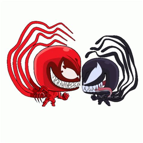 Faceoff Venom Sticker Faceoff Venom Carnage Discover And Share Gifs ...