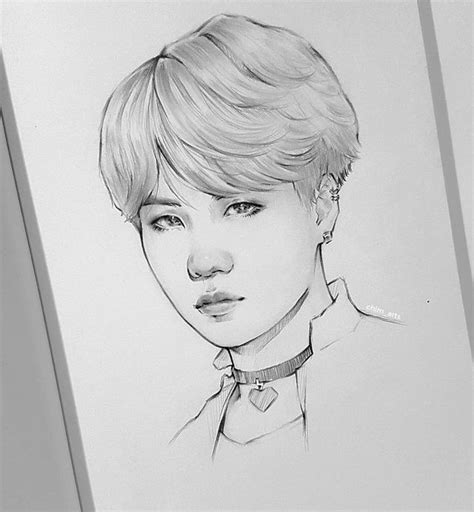 Pin by LoveYourself💜💜 on BTS Fan Art | Bts drawings, Kpop drawings ...