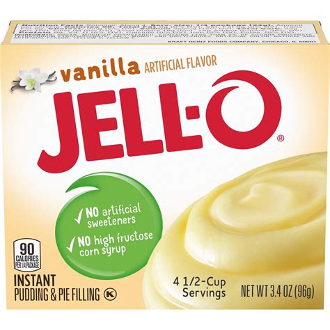 Jell-O Instant Pudding & Pie Filling, Vanilla, 3.4 oz- Buy Online in United Arab Emirates at ...