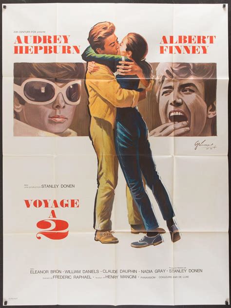 Two 2 For the Road Movie Poster 1967 French 1 Panel (47x63)