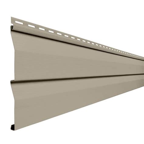 Double 4.5 in. x 145 in. Khaki Dutch Lap Vinyl Siding PCD45N4H - The ...