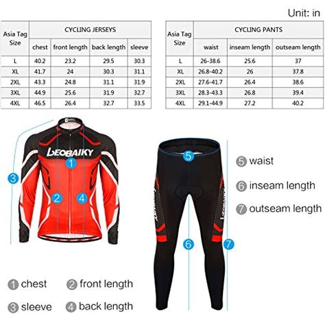 Leobaiky Mens Cycling Clothing Set 0utdoor Sport Bicycle Bike Suit ...