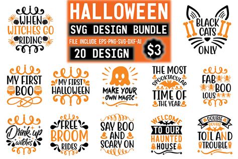 Halloween SVG Design Bundle Bundle · Creative Fabrica