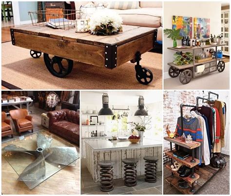 23 Cool DIY Industrial Furniture Designs